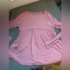 Maternity peplum top